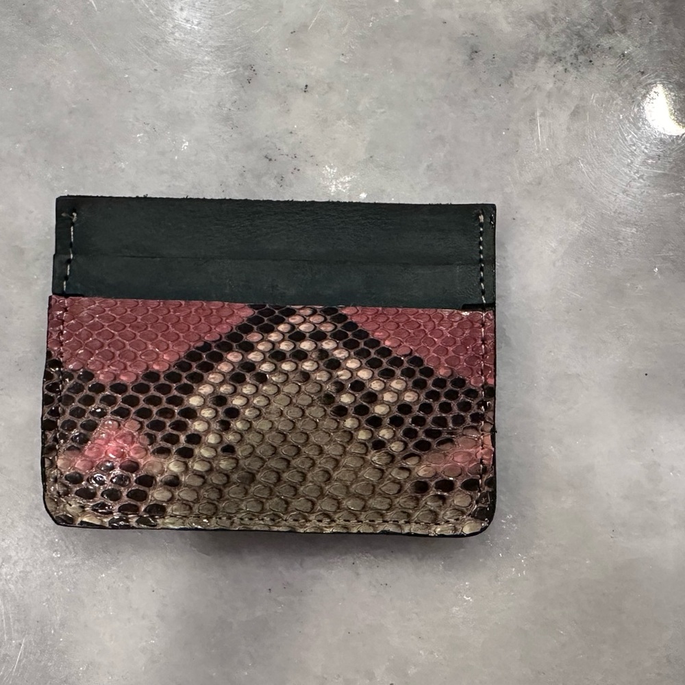 Python card wallet. Handmade - Picture 2 of 2